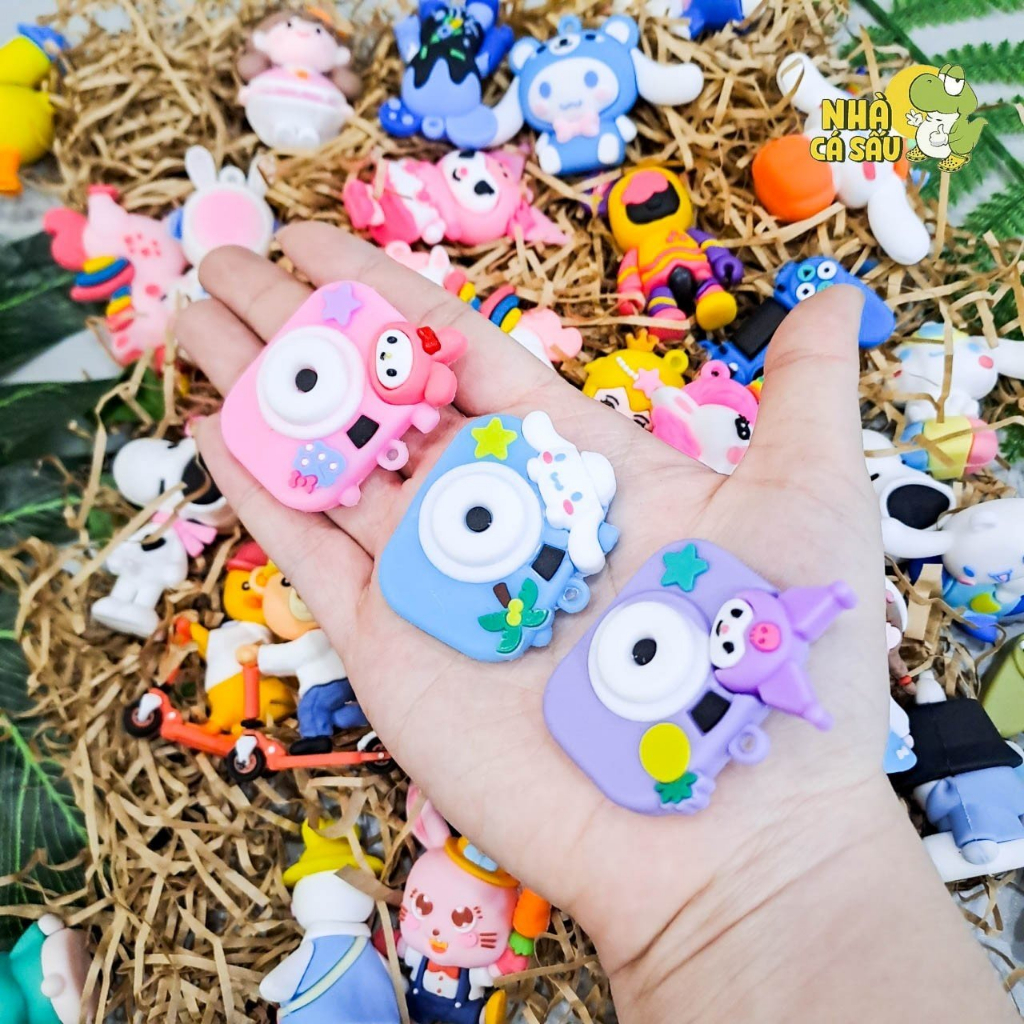 Jibbitz charms búp bê to gắn dép cross, charm sticker gắn dép cross - Nhà Cá Sấu