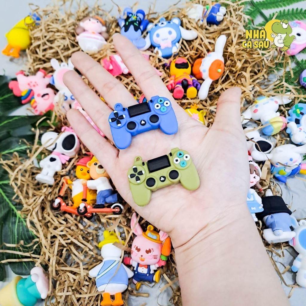 Jibbitz charms búp bê to gắn dép cross, charm sticker gắn dép cross - Nhà Cá Sấu