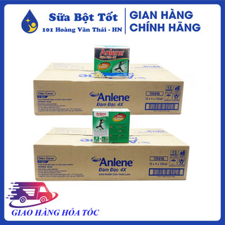 Thùng sữa nước anlene đậm đặc 4x giàu canxi ít béo 125ml 48 hộp/thùng