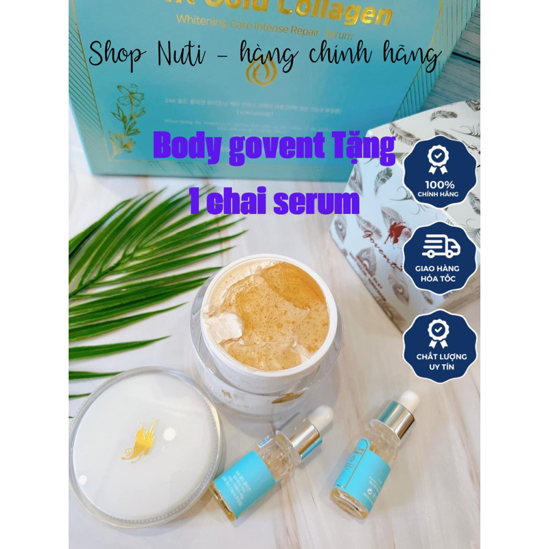 Body govent cao cấp +TẶNG serum 24k mẫu mới -NUTI