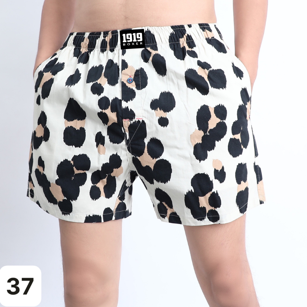 Quần đùi nam mặc nhà chất cotton 1919 Quần ngủ nam CT05