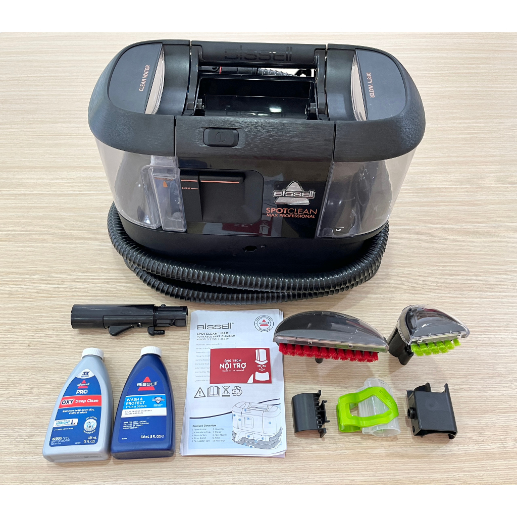 Máy giặt thảm sofa BISSELL SPOTCLEAN MAX PROFESSIONAL diệt khuẩn thương hiệu Mỹ