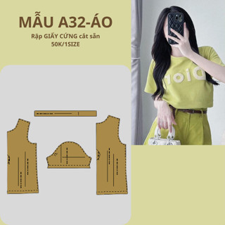 RẬP GIẤY CỨNG CẮT SẴN ÁO THUN A32