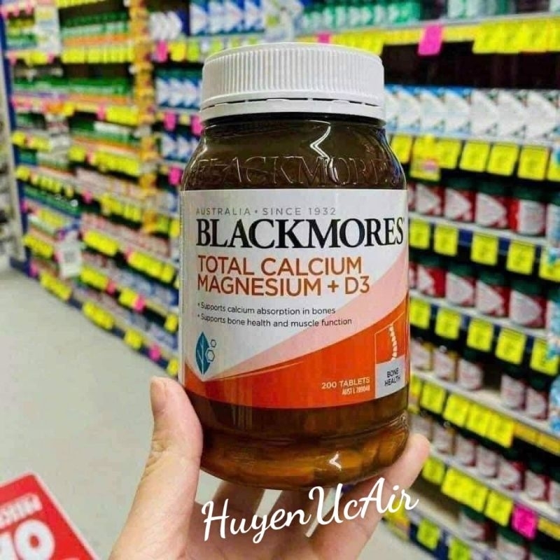 Viên Uống Bổ Sung Total Calcium & Magnesium + D3 Blackmores