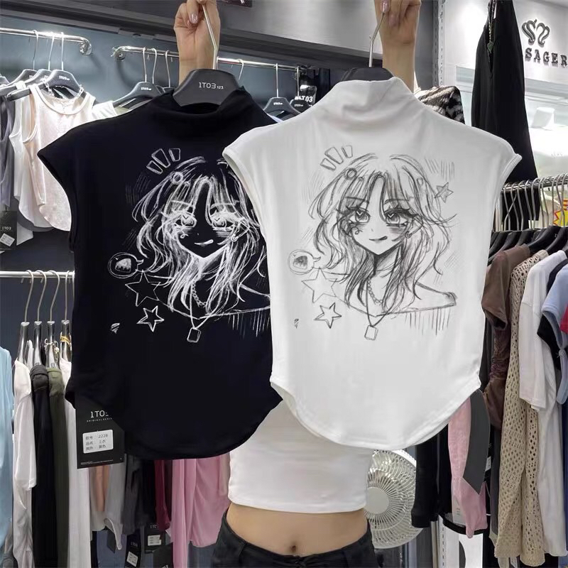 ÁO CROPTOP CÔ GÁI FREESIZE FROM