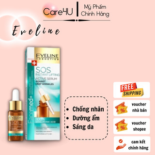 Tinh chất Eveline Facemed+ chống nhăn, dưỡng ẩm Hyaluronic 18ML