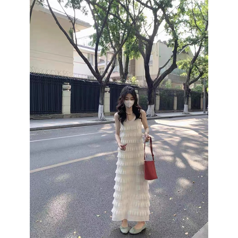 VIDEO ẢNH THẬT🖤Váy bánh bèo bồng bềnh dễ thương đáng yẻu ngọt ngào