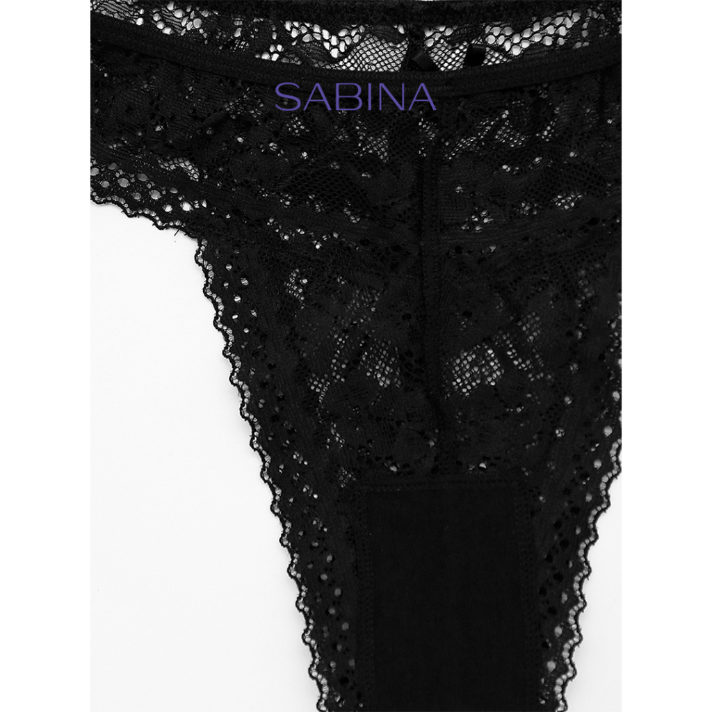 Quần lót lọt khe phối ren xuyên thấu Sabina Panty Zone STZP1103