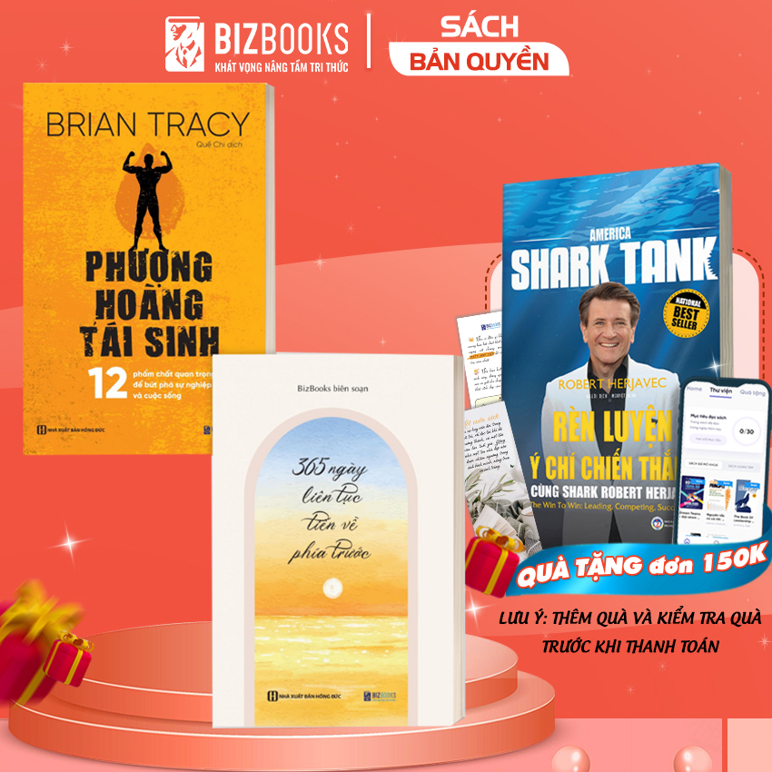 Combo Sách Bizbooks - Phượng Hoàng Tái Sinh và 365 Ngày Liên Tục Tiến Về Phía Trước - Sách Phát Triển Bản Thân Mỗi Ngày