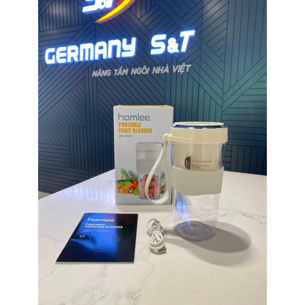 Máy xay sinh tố cầm tay Diyarts nội địa Đức, Máy xay sinh tố mini, Máy xay sinh tố đa năng GermanySnT 400086