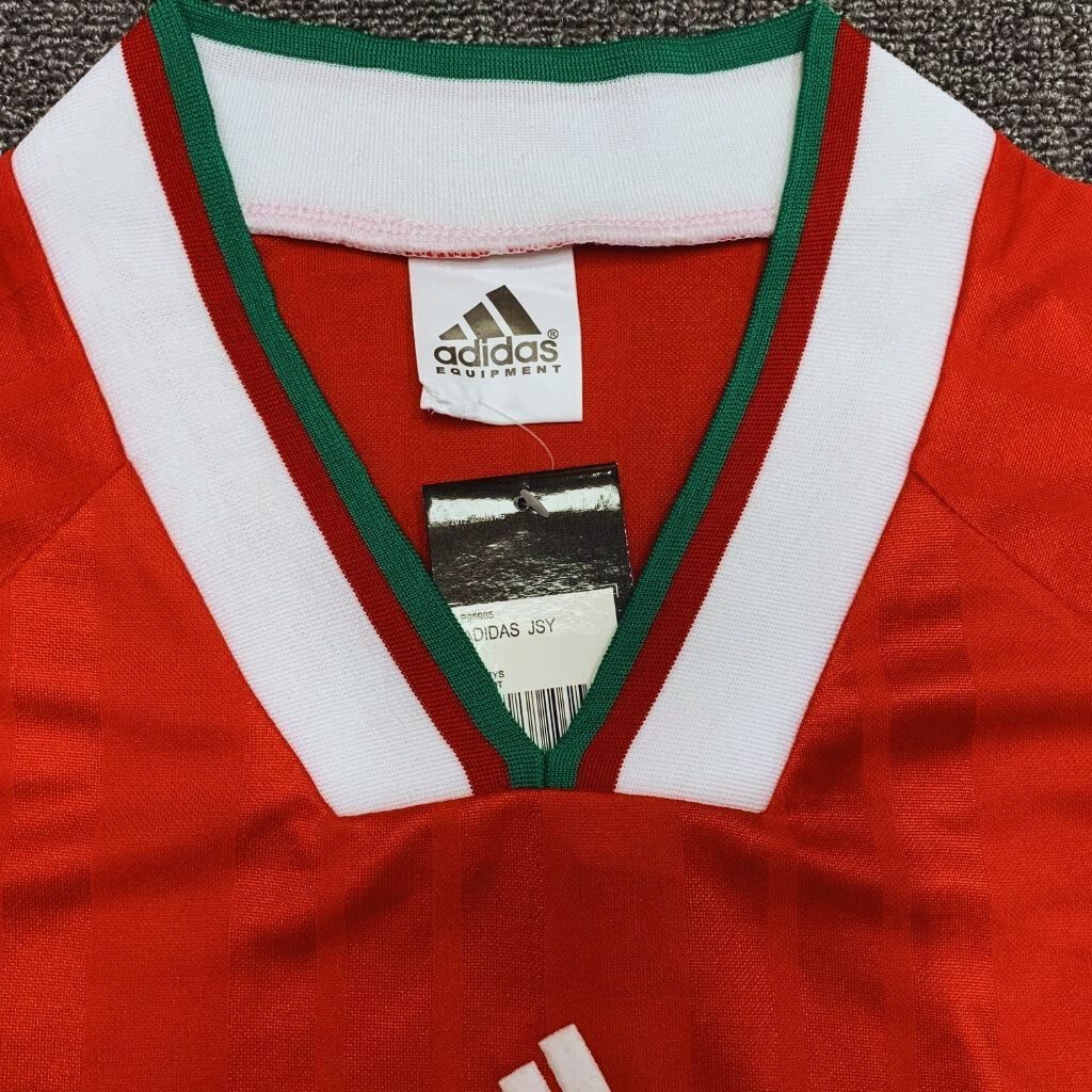 Áo bóng đá retro Liverpool 1993 màu đỏ vải Cotton Polyester thời trang blockcore