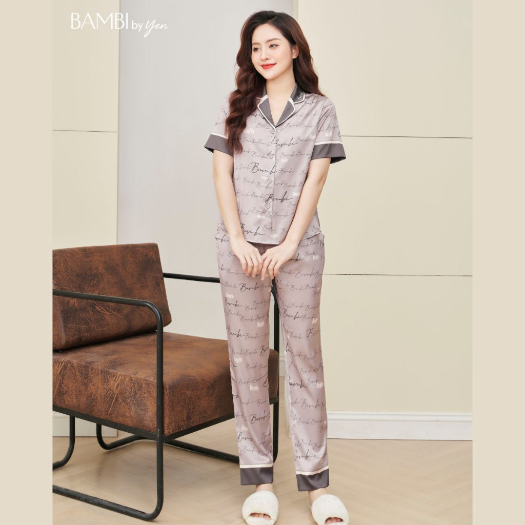 BỘ NGỦ NỮ CHÍNH HÃNG BAMBI - Set Pijama Tenderness – 1066 BB