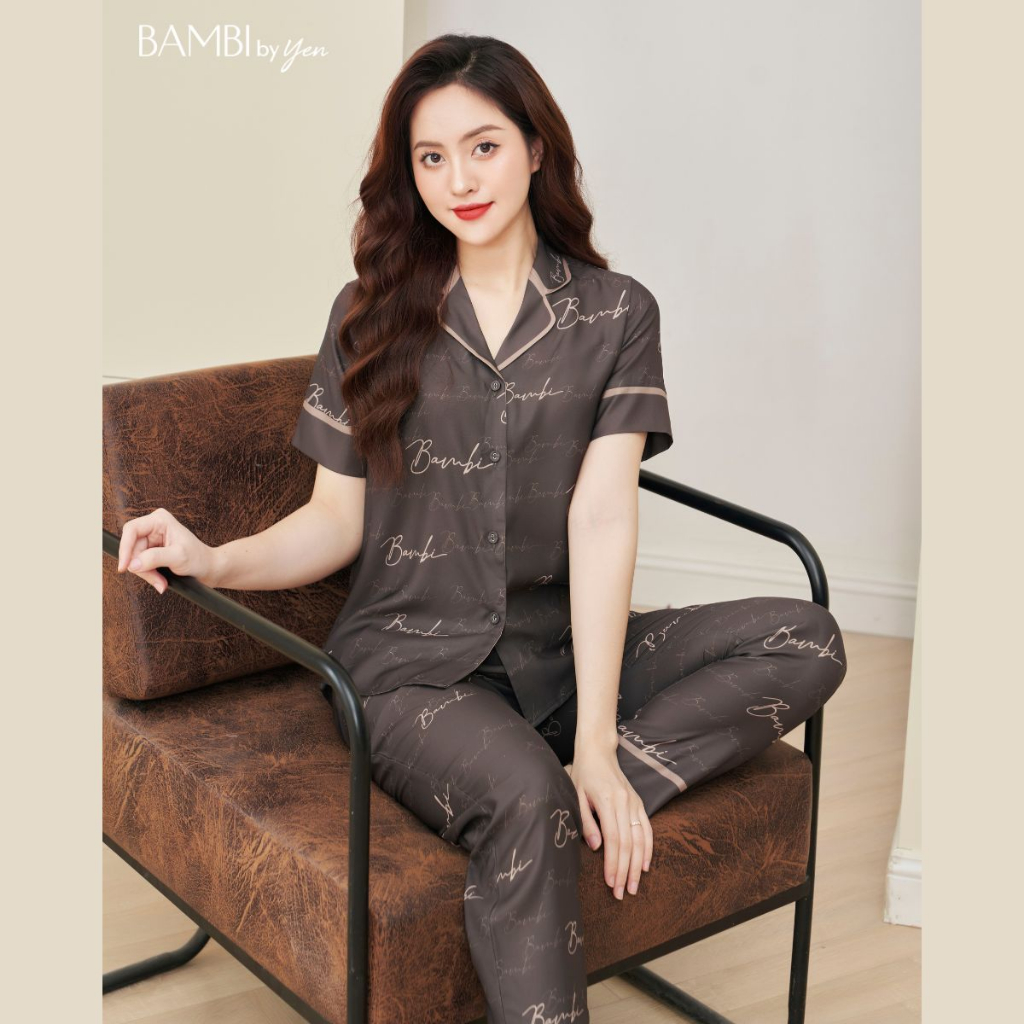 BỘ NGỦ NỮ CHÍNH HÃNG BAMBI - Set Pijama Tenderness – 1066 BB