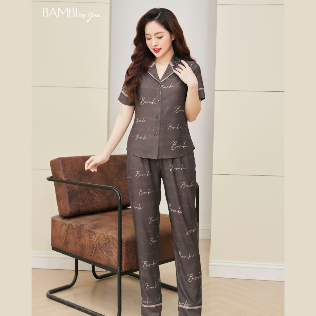 BỘ NGỦ NỮ CHÍNH HÃNG BAMBI - Set Pijama Tenderness – 1066 BB