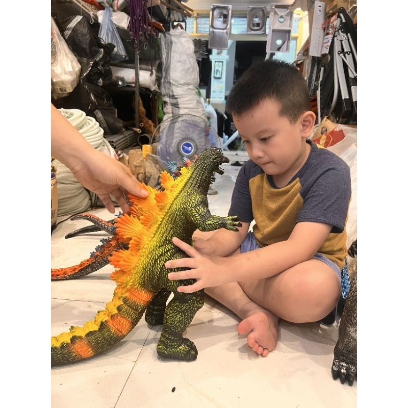 Quái vật khủng long godzilla cao su 80cm cao 42cm ,khủng long cao su có âm thanh dài 80cm
