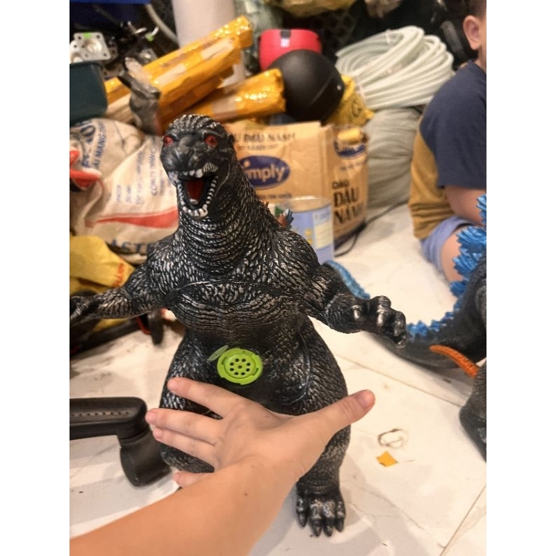 Quái vật khủng long godzilla cao su 80cm cao 42cm ,khủng long cao su có âm thanh dài 80cm