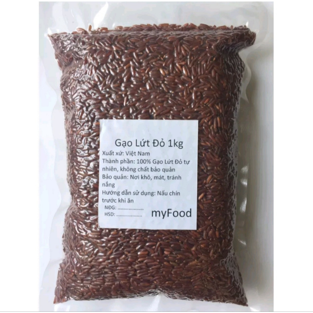 Gạo lứt huyết rồng hữu cơ siêu sạch loại 1kg