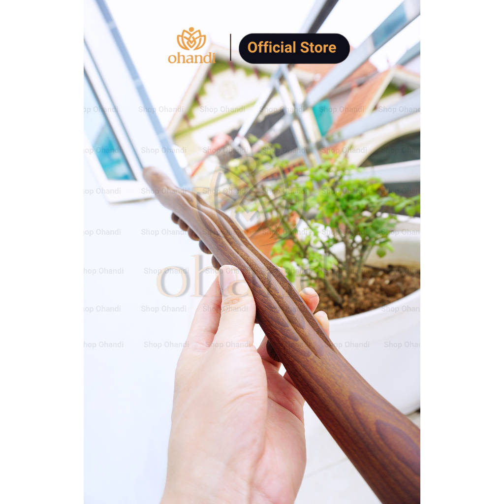 Cây Lăn Massage Toàn Thân thanh dài có gắn bi - đánh tan mỡ bụng giảm đau hiệu quả