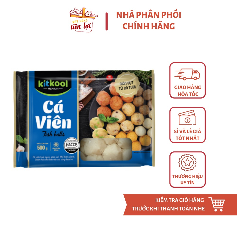 Cá viên Kitkool 500g loại ngon