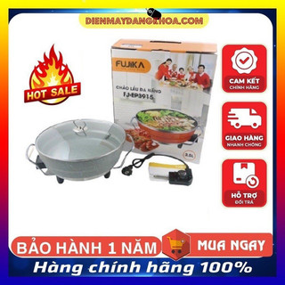 Nồi lẩu điện đa năng vân đá fujika fj-ep3915 3,5 lít
