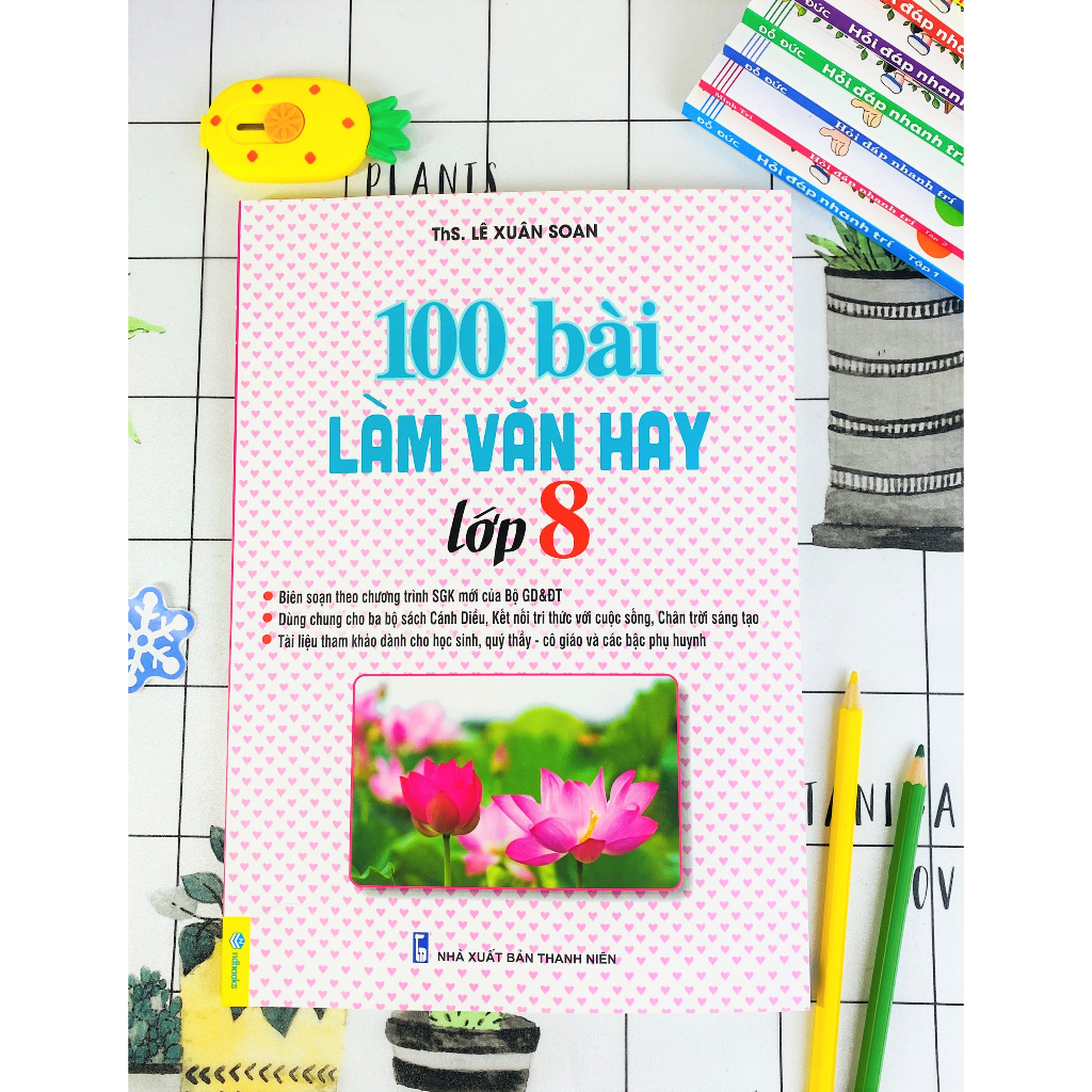 Sách - 100 Bài Làm Văn Hay Lớp 8 - Biên soạn theo chương trình GDPT mới - ndbooks