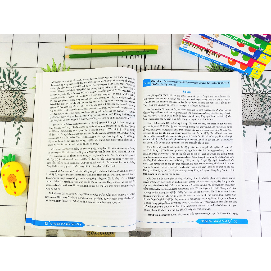 Sách - 100 Bài Làm Văn Hay Lớp 8 - Biên soạn theo chương trình GDPT mới - ndbooks