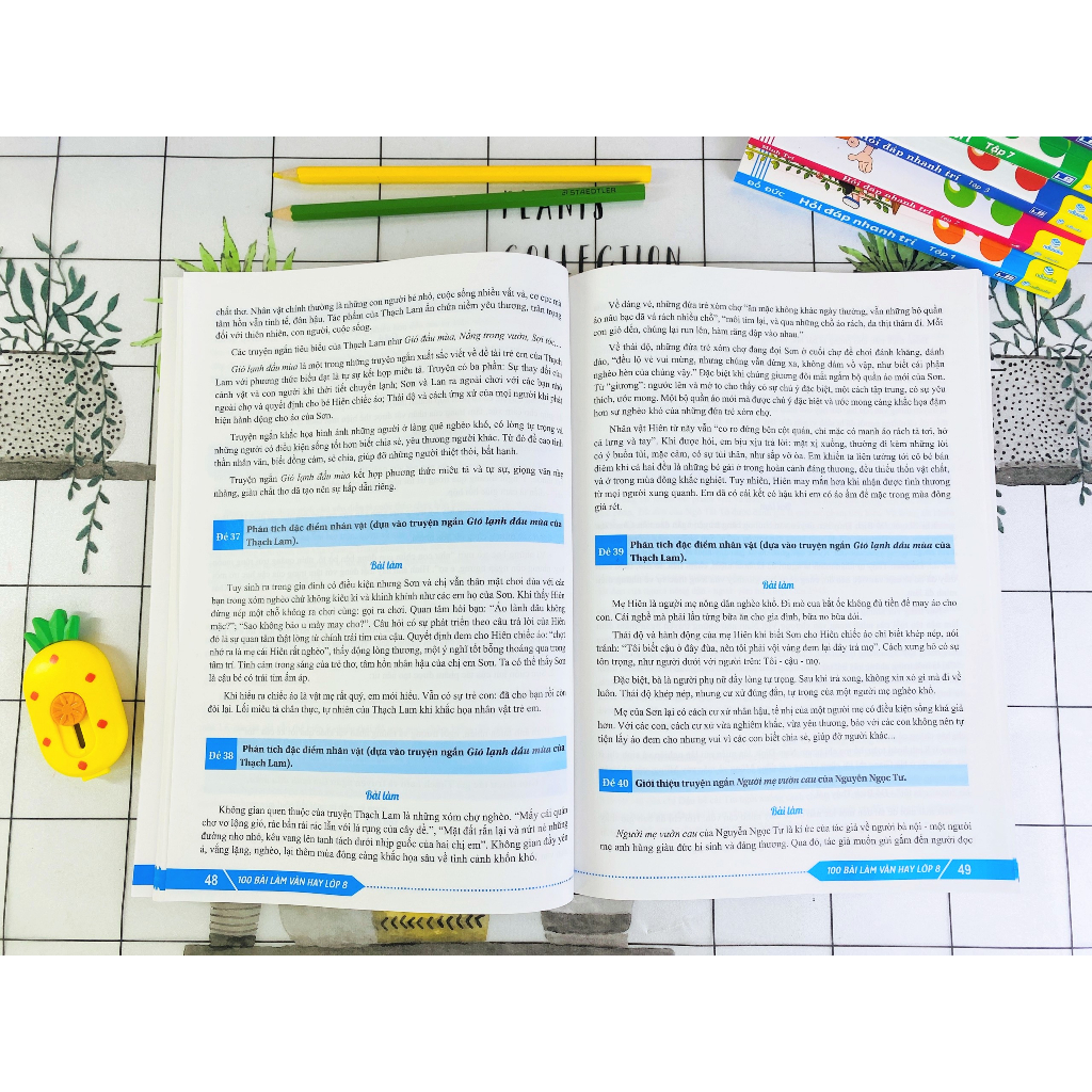 Sách - 100 Bài Làm Văn Hay Lớp 8 - Biên soạn theo chương trình GDPT mới - ndbooks