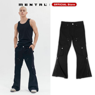 Quần túi hộp cao cấp flared zipper mental® - cargo pants