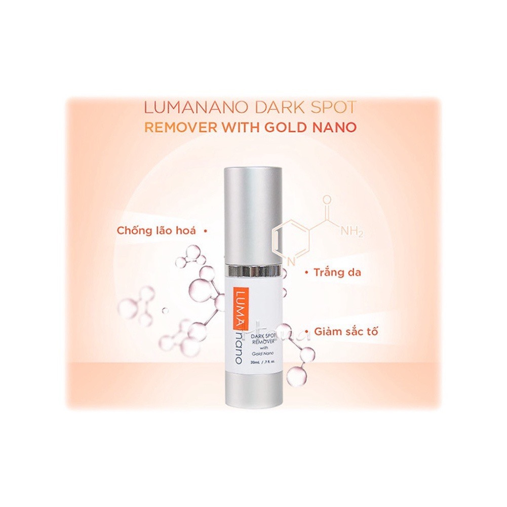 Serum giảm nám da Luma Nano Dark Sport Remover  with Gold Nano 20ml