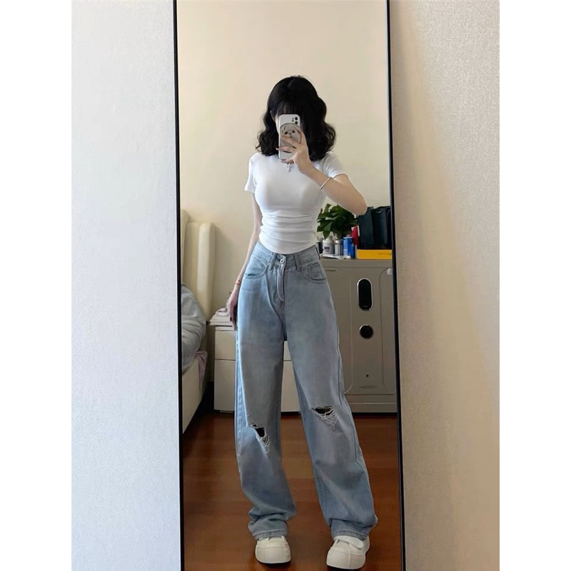 Áo Thun Nữ Vạt Bầu Nhún Eo Siêu Xinh Áo Kiểu Nữ Chất Vải Thun - N2B