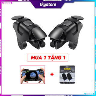 Nút bấm chơi game F18 bắn Pubg Mobile Free Fire 4 ngón cực nhạy chất liệu kim loại chắc chắn và bền bỉ