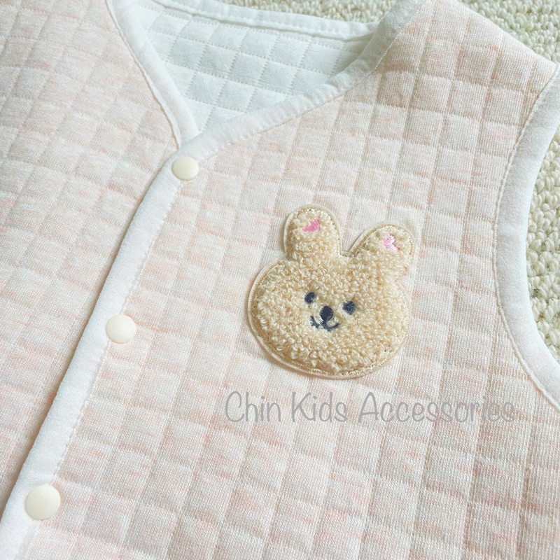 Áo gile cotton trần bông vải xuất Hàn mềm mại mỏng vừa cho bé