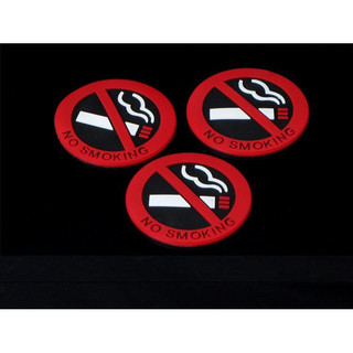 Logo,nhãn dán,syicker không hút thuốc,no smokig gắn trên ô tô vì sức khỏe gia đình bạn bè