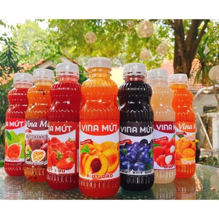 Sinh tố vina mứt - mứt sinh tố trái cây vina chai 1 lít
