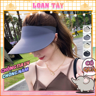 Nón Nửa Đầu Nam Nữ Style Hàn Vành Rộng Chống Nắng Nám UV Clover Chất Mềm L2377