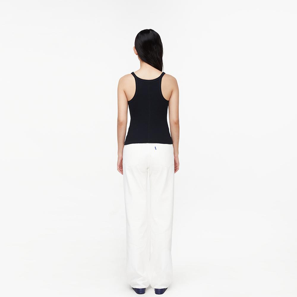 TheBlueTshirt - Áo Ba Lỗ Nữ Màu Đen - Real Tank - Black