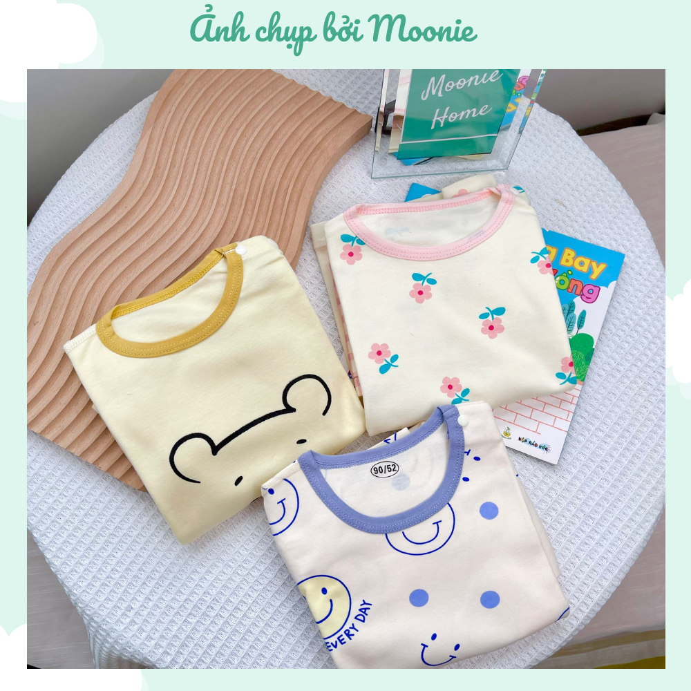 Bộ Dài Tay Thu- Đông Cotton Mềm Mịn Cho Bé Trai/ Bé Gái BN-11