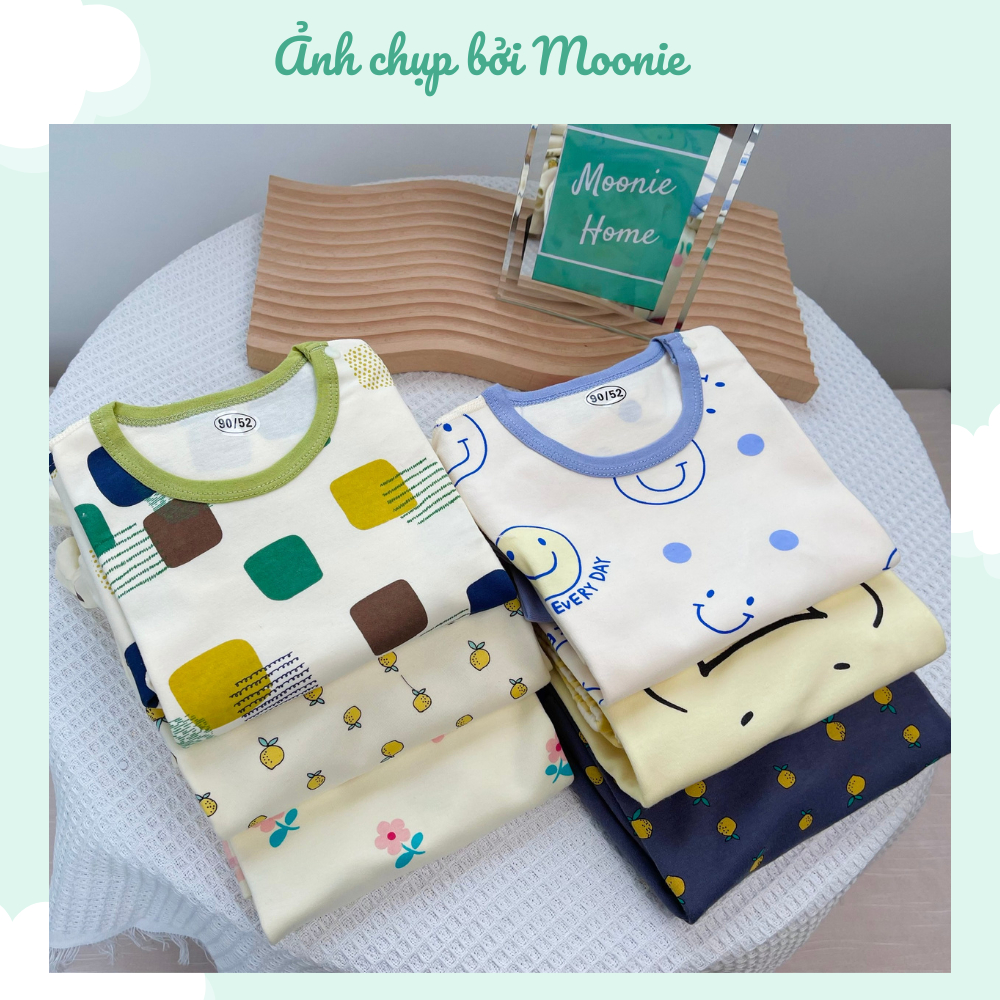 Bộ Dài Tay Thu- Đông Cotton Mềm Mịn Cho Bé Trai/ Bé Gái BN-11