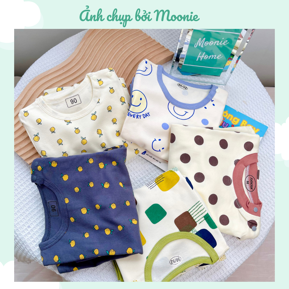 Bộ Dài Tay Thu- Đông Cotton Mềm Mịn Cho Bé Trai/ Bé Gái BN-11