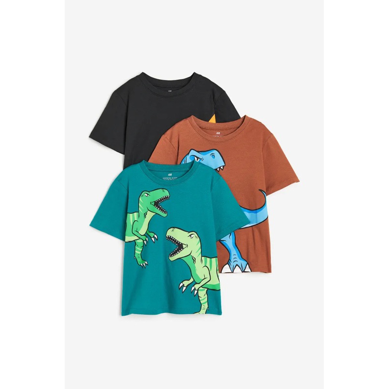 Set 3 áo thun nhân vật siêu đẹp H&M