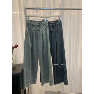 Quần jean ống suông rộng Value K6176