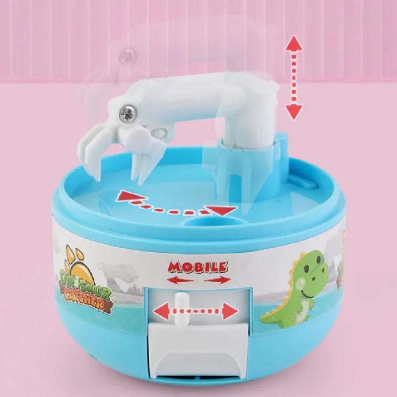 Đồ Chơi Máy Gắp Khủng Long Mini Cầm Tay Cute Cho Bé