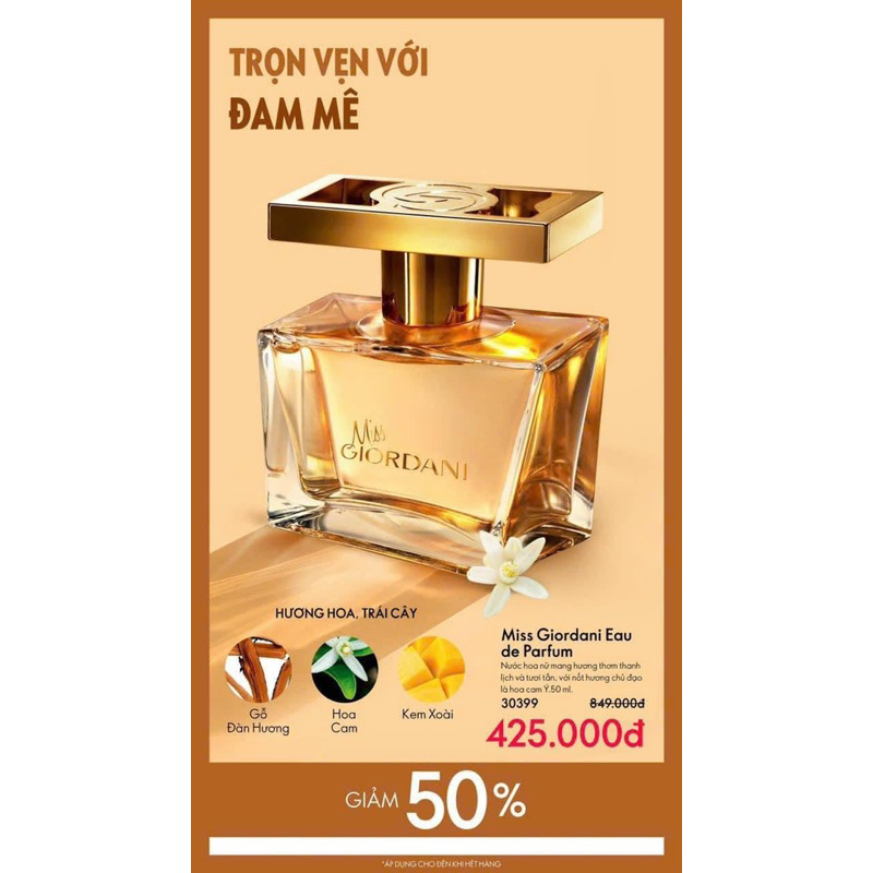 Nước hoa nữ Miss GG 50ML