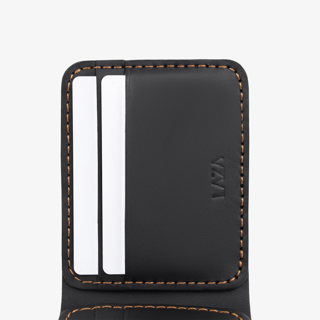 Ví da bò gập đôi LAZA Nouves Wallet 610 - Da bò nhập khẩu - Nhiều ngăn tiện lợi
