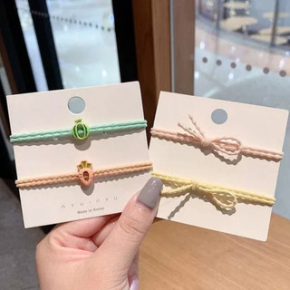 [CT4] Dây buộc tóc co dãn hình trái cây dễ thương cho nữ
