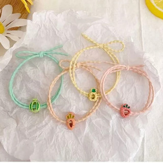 [CT4] Dây buộc tóc co dãn hình trái cây dễ thương cho nữ