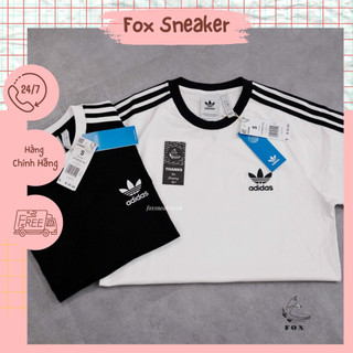 Áo Thun ADIDAS 3 Sọc Adicolor Màu Đen Trắng Hàng Chính Hãng | Code: IA4845 IA4846 - Fox Sneaker