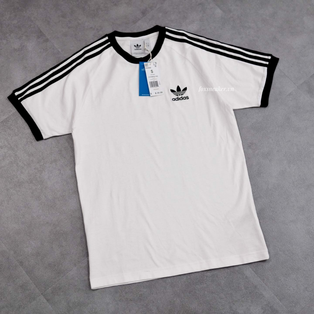 Áo Thun ADIDAS 3 Sọc Adicolor Màu Đen Trắng Hàng Chính Hãng | Code: IA4845 IA4846 - Fox Sneaker