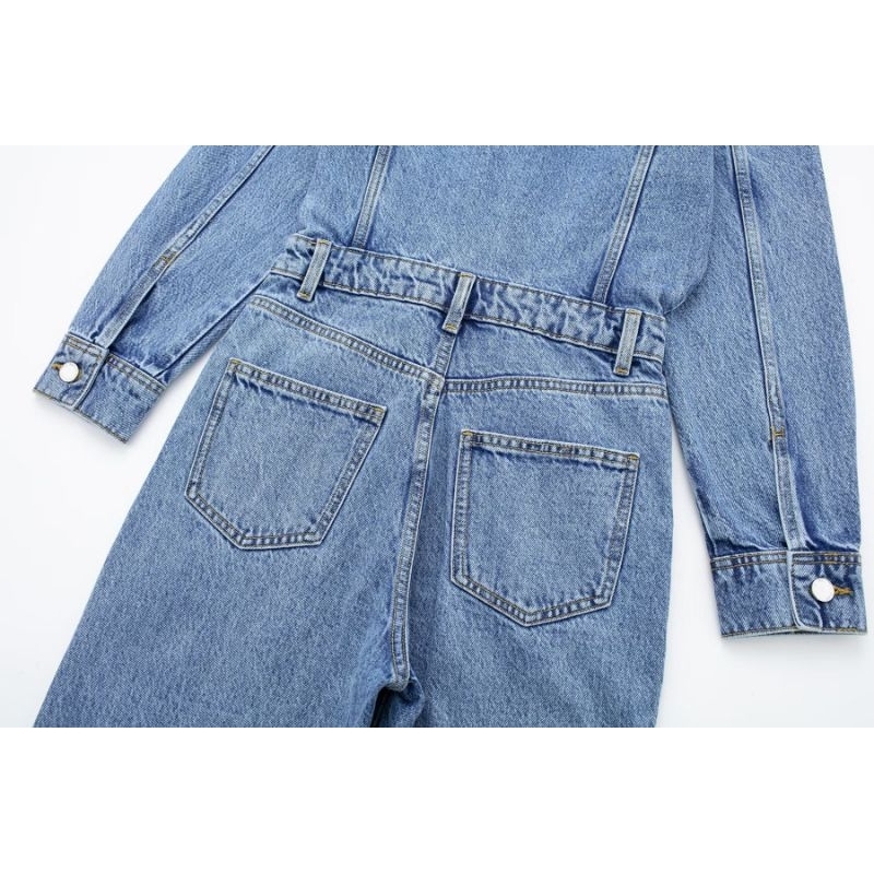Jump denim dài tay cá tính xuất dư