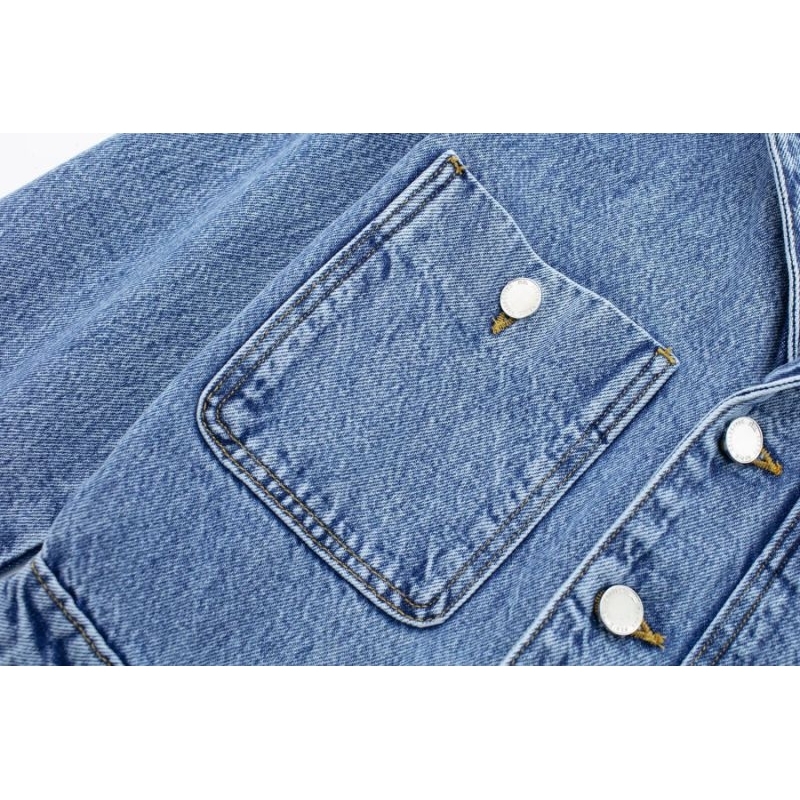 Jump denim dài tay cá tính xuất dư